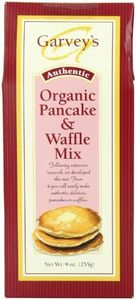 Garvey's Organic Pancake & Waffle Mix, 9-Ounce Boxes (Pack of 6)
