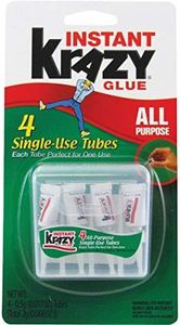Krazy Glue Instant All Purpose Single Use Tubes 4 ea