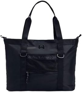 Under Armour Women's Essentials Tote Bag, (002) Black / / Black, One Size Fits Most