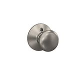 Schlage F170PLY619 Plymouth Dummy Knob, Satin Nickel