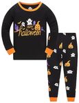 TEDD Boys Pyjamas Halloween Costumes for Kids Nightwear Cotton Toddler Clothes Girls Fun Sleepwear Unisex Pumpkin Lantern Long Sleeve 2 Piece PJs Sets 11-12 Years