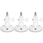 [Upgraded Version] HOLACA Security Wall Mount Plus - Adjustable Indoor/Outdoor Compatible with Arlo Pro 2,Arlo Pro 3, Arlo Ultra,Arlo Go and Other Compatible Models.(3-Pack) (White)