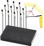 Model Painting Stand Base Holder and 12PCS Bendable Alligator Clip Stick Set Modeling Tools for Airbrush Hobby Model Parts