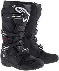 Alpinestars Men's Tech 7 Motocross Boot, Black, 12