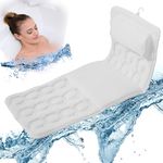 ProCore Products Luxurious Full Body Bath Pillow - Ultimate Comfort, Supportive Bath Tub Cushion for Adults - Plush Neck and Extra Seat, Great for Soaking and Pain Relief, Easy to Clean