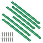 Sulythw 21 Inch Monkey Bars for Backyards 6 Pcs Playground Children Indoor and Outdoor Climbing Kit Monkey Bars Ladder Rungs for Playset, Swingset, Jungle Gym, Safety Climbing Handles (Green)