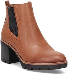 Naturalizer Women's Madalynngore Ankle Boot, Tan, 8