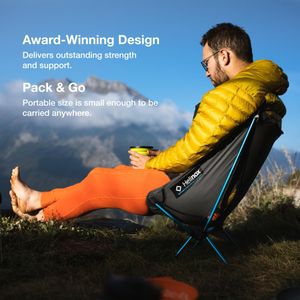 Helinox Chair Zero Ultralight Camping Chair – Compact, 0.5kg, Black