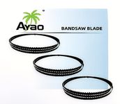 AYAO 62 inch Bandsaw Blades Assortment for Ryobi, Wen, Powertec, Skil, Craftsman 9" Band Saws, 3PK