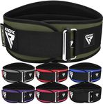 RDX Weight Lifting Belt AUTO LOCK, 6.5” Padded Back Support, Men Women Gym Fitness Bodybuilding Powerlifting Weightlifting Workout, Deadlift Squat, Pro Exercise Equipment