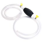 Diazola Fuel Transfer Pump Kit Tank Sucker Newest High Flow Hand Pump Portable Manual Car Bike Fuel Transfer Pump | Liquid Pipe Siphon Tool for Petrol Diesel Water Fish Tank Oil Liquid Water Fish Tank