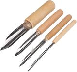 BQLZR Semi Round Hole Pottery Clay Ceramic Tools for Drilling &Sculpture Pack of 4