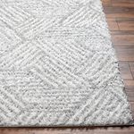 Livabliss Kapan Shaggy Rug - Modern Berber Rug Living Room 160x213 cm, Soft Shaggy Rugs for Bedroom - Neutral Boho Fluffy Rug, Easy Care Plush Thick Pile - Large Rug, Cream and Light Grey Rug