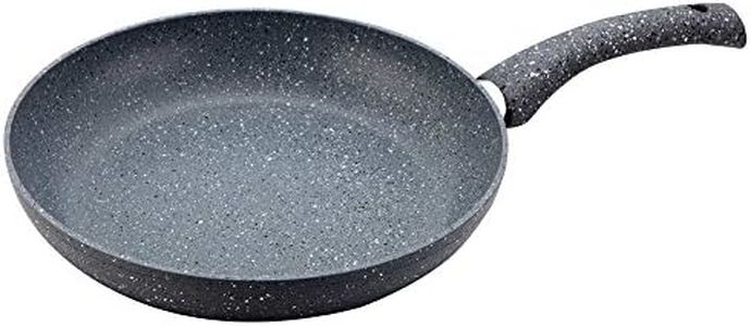 Wonderchef Granite 24 cm Non-Stick Fry Pan | 1.8 L | Grey | 5 Layer PFOA Free Non-Stick Coating | Compatible with Hot Plate, Hobs, Gas Stove, Ceramic Plate and Induction cooktop | 2 Years Warranty