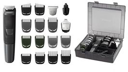 Philips Norelco Multi Groomer MG5760/40-18 piece, beard, body, face, nose, and ear hair trimmer and clipper w/storage case