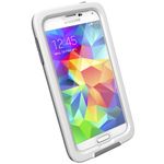 LifeProof FRE Samsung Galaxy S5 Waterproof Case - Retail Packaging - WHITE/CLEAR