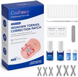 Ingrown Toenail Treatment Kit - Upgraded X-Type Titanium Alloy Corrector
