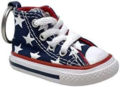 Converse Key Chain all Star Chuck Taylor Sneaker Keychain Authentic (Blue/Stars)