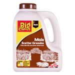 The Big Cheese Mole Scatter Granules - Humane Pest Deterrent for Moles - Natural Outdoor Mole Control with Repellent Granules - Safe & Effective Solution - 2.5kg, White