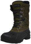 Kamik Men's Nation Plus Snow Boot, Olive, 10.5 Wide US