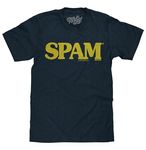 Tee Luv Men's Retro SPAM Shirt (Navy Heather) (S)