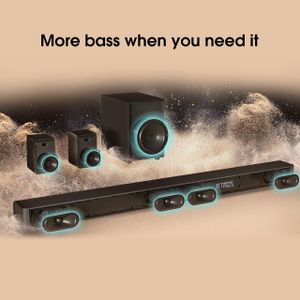 Hisense 5.1 Soundbar – AX5100G, Black Surround Sound System