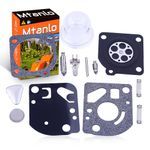 Mtanlo Carb Repair For Husqvarna 125R 128R 124C 128 CD DJX 128LD 128RJ 545081848 Part, Carb Repair Kit