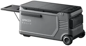 Anker SOLIX EverFrost 2 58L Cooler, 61 qt Car Refrigerator, Electric Cooler with 288Wh Battery, Powered by AC/DC or Solar, for Camping, Travel, and Fishing, -4℉ to 68℉ (Only 1 Battery Included)