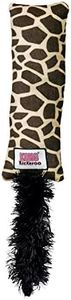 KONG - Kickeroo - Jouer au chat attrayant, Herbe à Chat Premium d'Amérique du Nord (Coloris Variable) - Giraffe Pattern