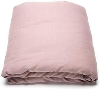 LinenMe Housse de Couette 220x240 cm - 100% Lin Lavé avec European Flax Certificat - Fermeture à Boutons cachés - Lavage en Machine