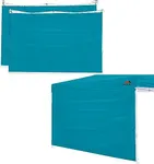SCOCANOPY SunWall for 12x12 Pop Up Canopy Frame, 3 Pack SideWall Only (Turquoise)