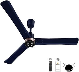 atomberg Renesa Elite Smart 1200mm 5-star BLDC fan, Remote Ceiling Fan for Home, Works with Alexa, High Air Delivery, Free Installation, 3-Year Warranty, Newly launched in 2025 (Ritz Blue-Smart)