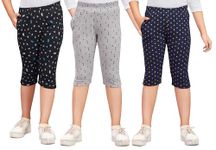 GWA Girls Capri or 3/4th AOP (Pack of 3)