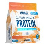 Applied Nutrition Clear Whey Isolate - Whey Protein Isolate, Refreshing High Protein Powder, Fruit Juice Style Flavours (Orange Squash) (875g - 35 Servings)