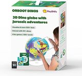 PlayShifu Interactive Dinosaur Toys - Orboot Dinos (Globe + App) 50 Dinosaurs, 500+ Facts | Educational Dinosaur Toys for Kids 5-7 | 4 5 6 7 8 Year Old Birthday Gifts (Works with tabs/mobiles)