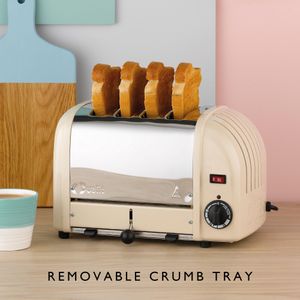 Dualit Classic 4-Slice Toaster – Cream