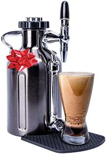 GrowlerWerks uKeg Nitro Cold Brew Coffee Maker, 50 oz, Black Chrome