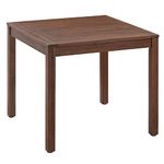 Amazon Aware Square Outdoor Dining Table, FSC Acacia Wood, 72 x 81.3 x 81.3 cm (H x W x L), Walnut Finish