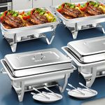 4 Pack Chafing Dishes for Buffet 9Q