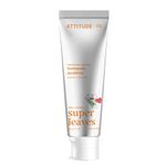 ATTITUDE Kids Natural Toothpaste with Fluoride, Made in Canada, Prevents Tooth Decay and Cavities, Vegan and Sugar-Free, Mango, 120 grams