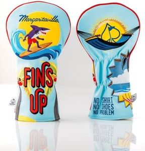 Margaritaville Fins Up Driver Cover | Bold Headcovers | Fits All Standard Drivers | Pins and Aces