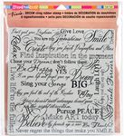 Stampendous Decor Cling Stamp, Multi-Colour, 25.4 x 22.86 x 0.68 cm
