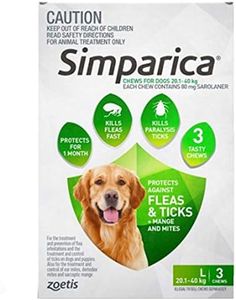 Zoetis Simparica 80mg Chewable Tablets For Dogs >20-40 kg (44-88 lbs)