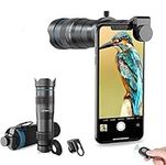 Apexel HD Cell Phone Lens-28X Telephoto Lens with Shutter for iPhone Samsung,Huawei,Xiaomi,Android Smartphone,Monocular Telescope