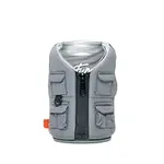 Puffin - The Adventurer Vest - Insulated 12 oz Can Cooler I Beer Bottle & Soda Can Insulator, Keep Drinks and Beverages Cold - Pewter