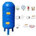 Pressurized Water Tank/Expansion Pressure Tank for Residential/Garden/Hot Water Heater, Water Container 250L/ 200L/ 150L/ 130L/ 120L/ 100L/ 50L, Well Systems Cistern (Size : 43.3x17.7in/110x45cm(4