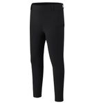 MoFiz Kids Girls Ridding Pant Active Schooling Tights Silicone Full Seat Riding Breeches with Zipper Pocket Black,XL