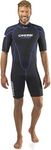 Cressi Tortuga Man Shorty Wetsuit 2.5mm - Men's Shorty Wetsuit for Snorkelling, Swimming and Water Sports, 2.5mm Ultra Stretch Neoprene