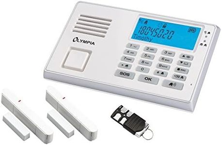 Olympia Model Protect 9035 Wireless GSM Alarm System Set with Emergency Call and Hands-Free Calling – White