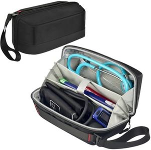 Stethoscope Case, Blood Pressure Cuff Bag, Nursing School Travel Bag Only | Medical Organizer for Nurses & Doctors, Hold for 3M Littmann/for MDF Instruments Stethoscopes, Penlight Accessories, Black